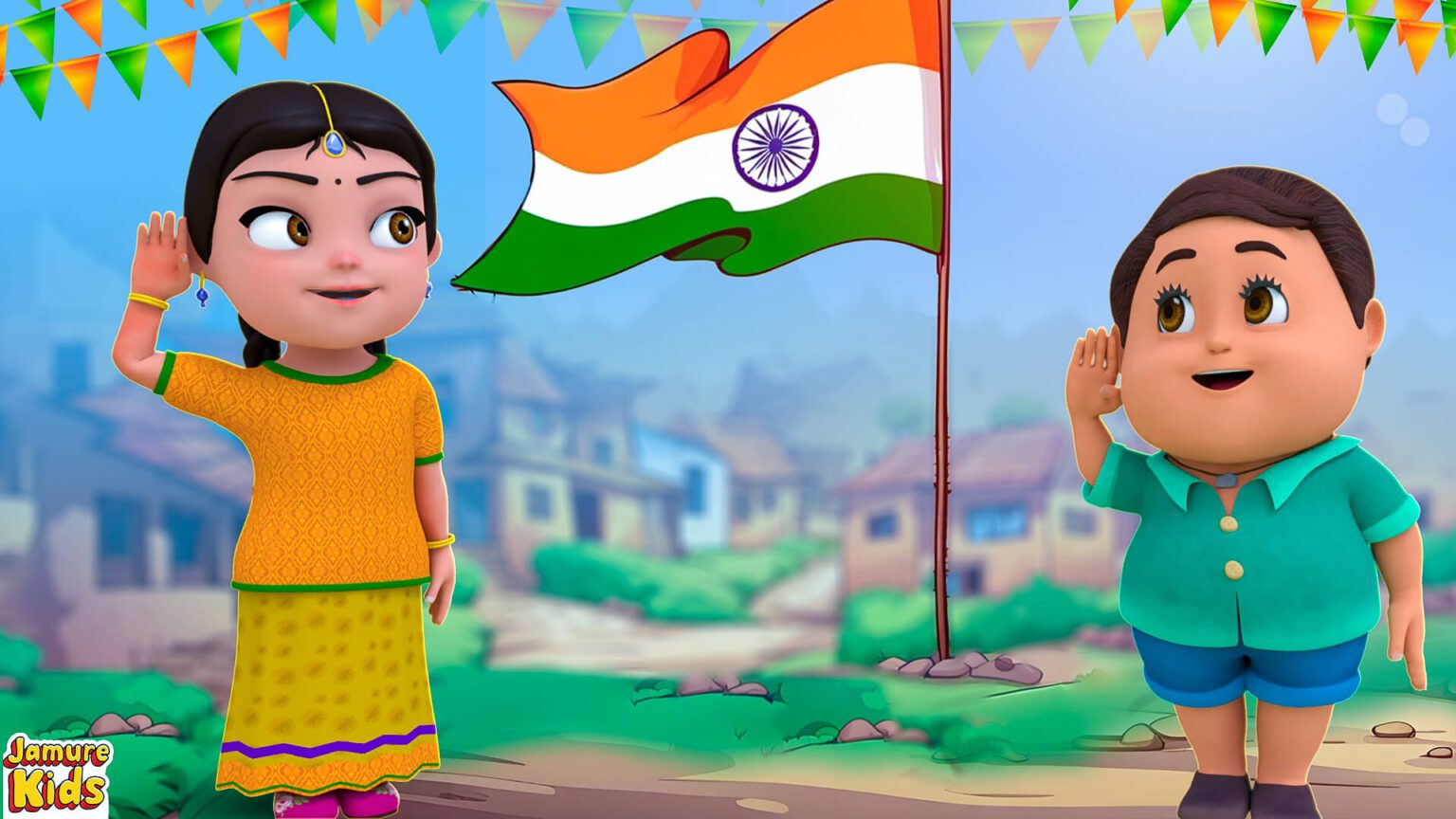 Indian State Rymes Tiranga Hai Bharat Ki Shaan I Indian Patriotic Song for Kids Hindi ...
