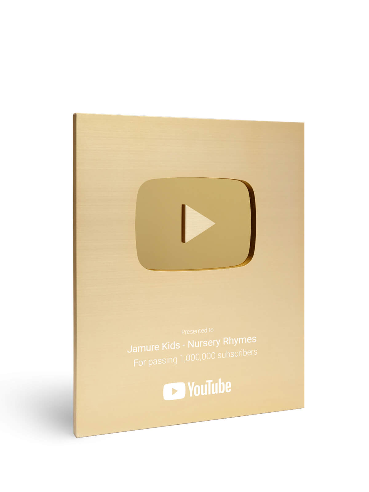 Youtube Gold Play Button